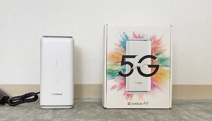 5G回線に対応したAirターミナル5