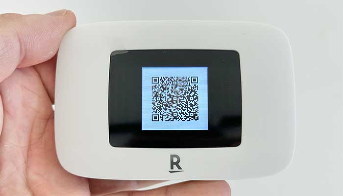 Rakuten WiFi Pocket PlatinumのWi-Fi接続方法の写真